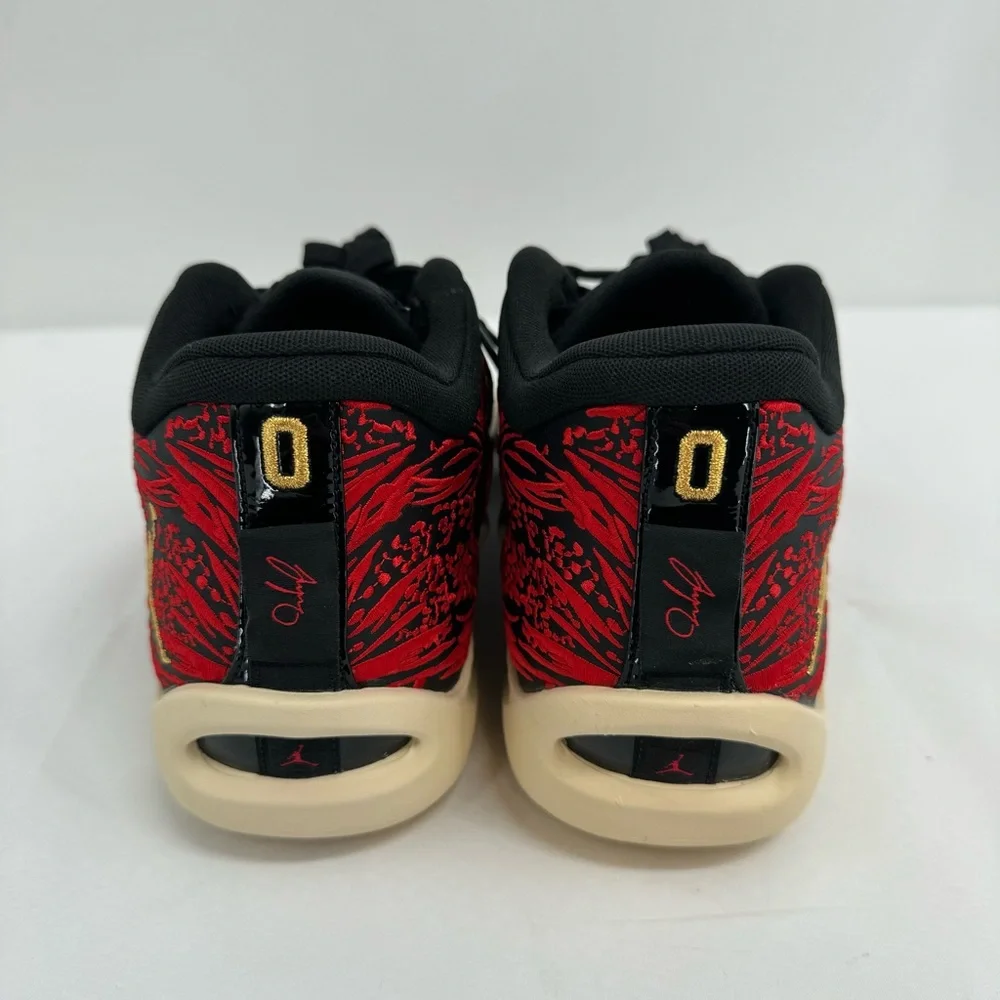 NWOB Nike Air Jordan Jason Tatum 1 Zoo Men’s 13 Black Gold Red DX5572-001 New